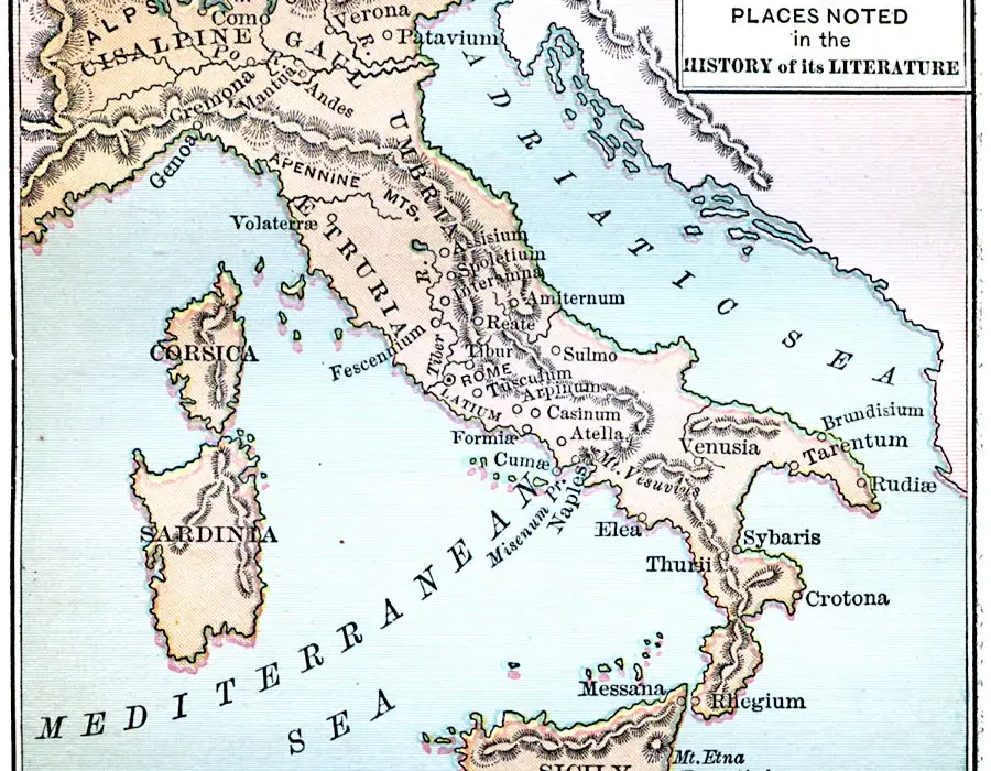 Starożytna Italia mapa: kluczowe miasta, granice i tajemnice geografii historycznej
