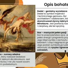 Dedal i Ikar spadają z nieba. Obraz nawiązuje do mitu o Dedalu, który skonstruował skrzydła, by uciec z labiryntu.
