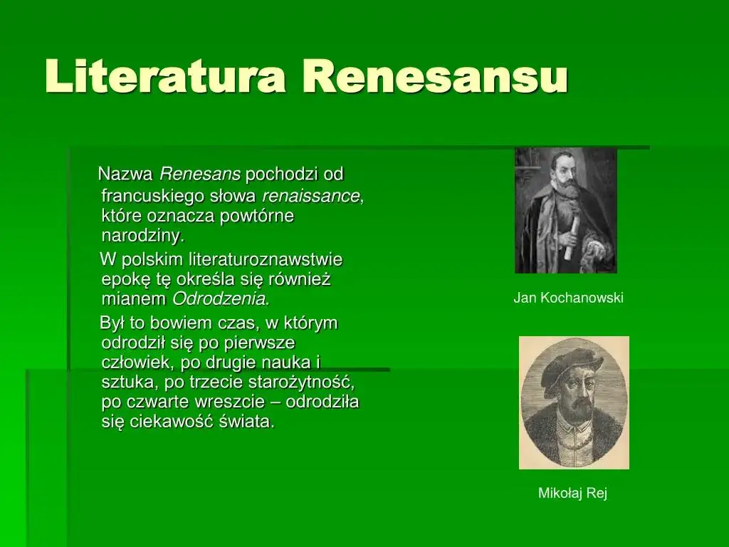 Zdjęcie Najważniejsze dzieła literackie renesansu - poznaj arcydzieła epoki