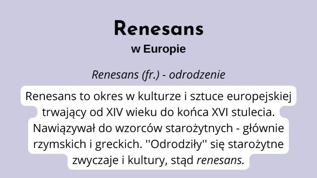 Zdjęcie Renesans: fascynujący czas przełomu kulturowego w Europie