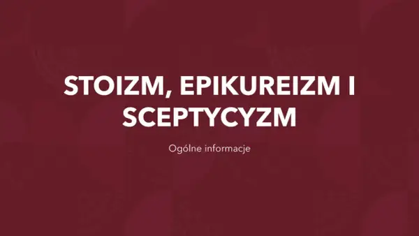 Epikureizm a Stoicyzm - Która filozofia jest dla Ciebie?