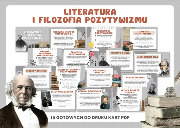 Ewolucjonizm a pozytywizm - idee, różnice i przykłady w literaturze