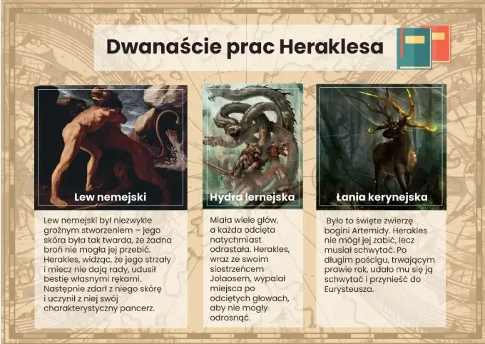 Herakles i dwanaście prac - mit, symbole i tragiczna przemiana